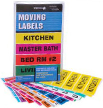 Household Moving Labels